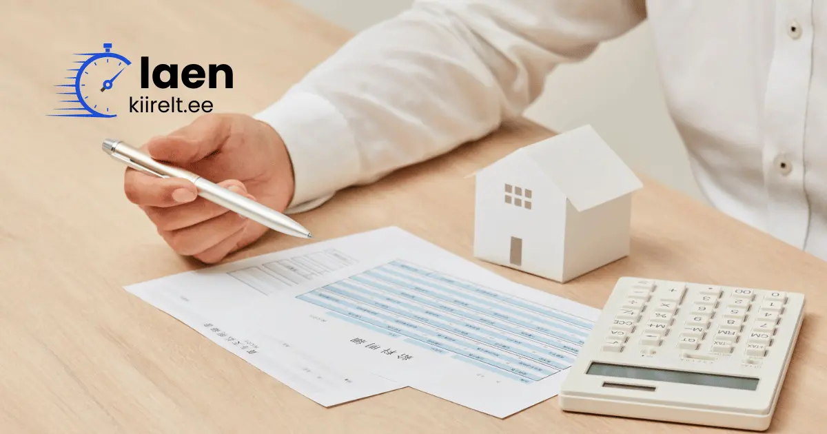 Intressi kalkulaator, mis aitab arvutada laenu intressimäära ja kogukulu