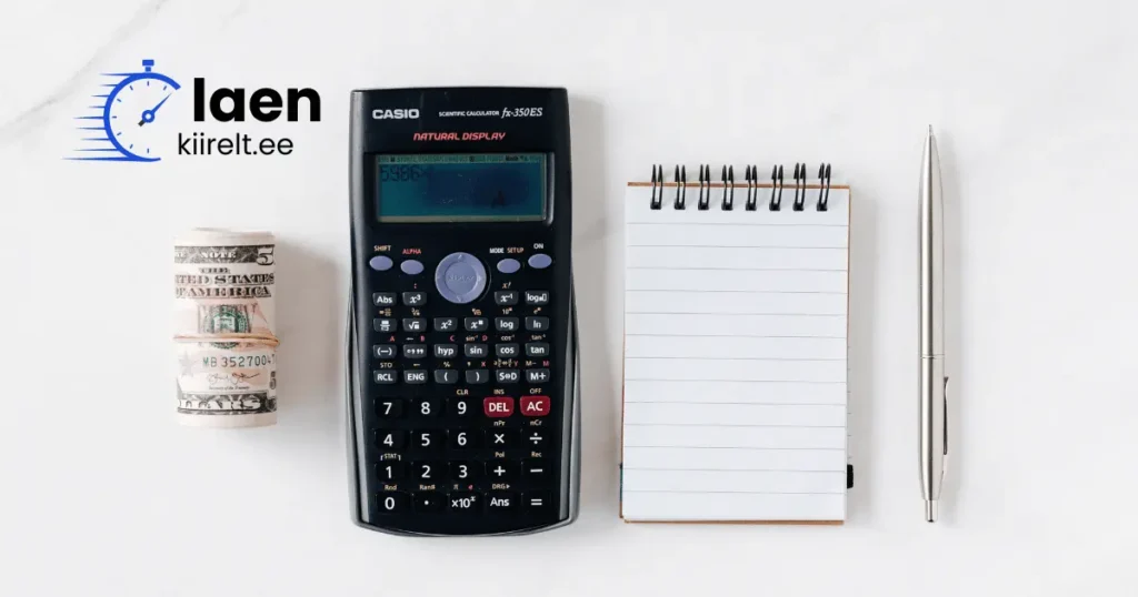 Käibemaksu kalkulaator aitab arvutada hinna koos ja ilma käibemaksuta